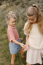 Afbeelding in Gallery-weergave laden, Denim Skirt Kente
